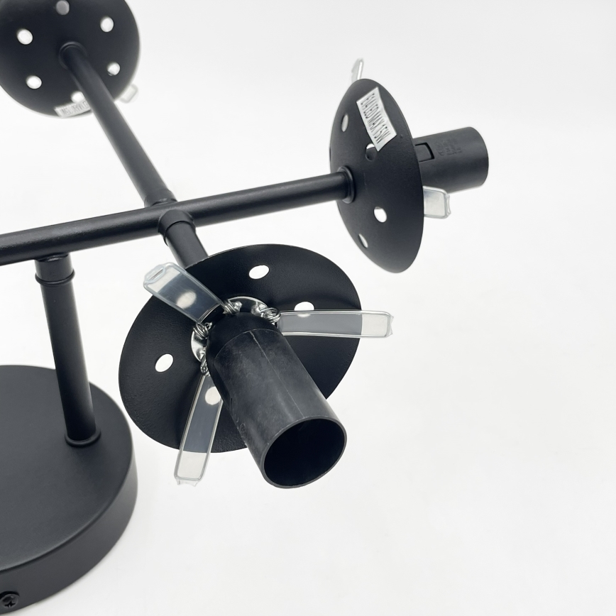 Brilagi - Plafonski luster MALONY 6xE14/20W/230V crni