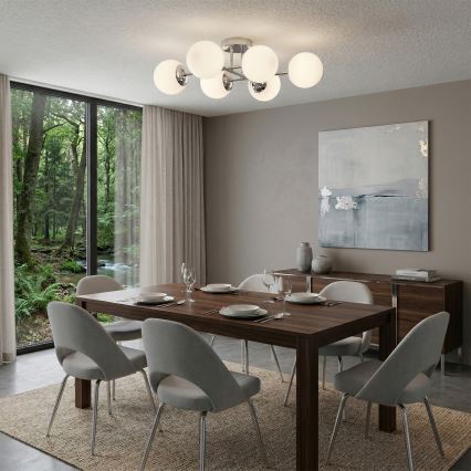 Brilagi - Plafonski luster MALONY 6xE14/20W/230V sjajni hrom