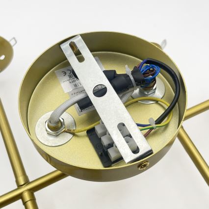 Brilagi - Plafonski luster MALONY 6xE14/20W/230V zlatni