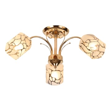 Brilagi - Plafonski luster MEGAPOLIS 3xE14/60W/230V zlatni