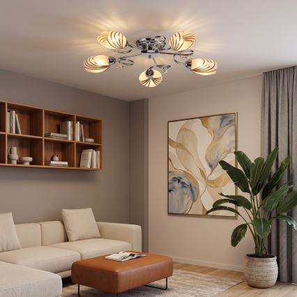 BRILAGI - Plafonski luster MEGAPOLIS 5xE14/60W/230V sjajni hrom