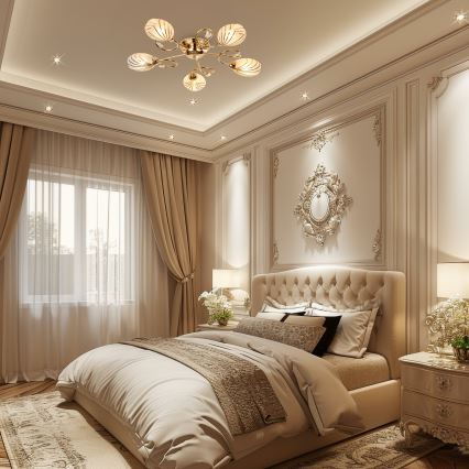 Brilagi - Plafonski luster MEGAPOLIS 5xE14/60W/230V zlatni