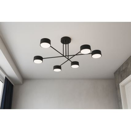 Brilagi - Plafonski luster MONO 6xGX53/12W/230V crna
