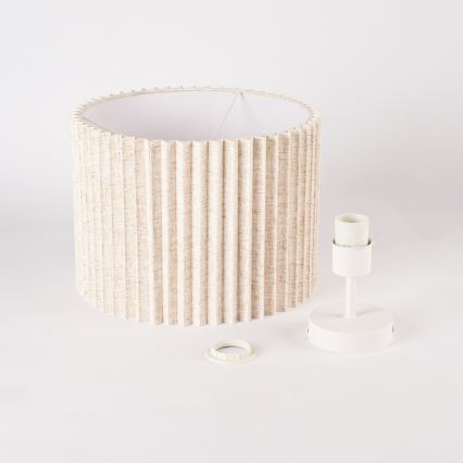 Brilagi - Plafonski luster NORDIC WAVE 1xE27/15W/230V prečnik 32 cm lan/bela