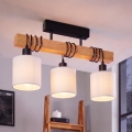 BRILAGI - Plafonski luster NUBILA 3xE27/60W/230V borovina/bela