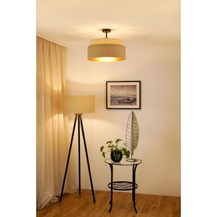 Brilagi - Plafonski luster OREGON VEGE 1xE27/15W/230V Ø 45 cm bež