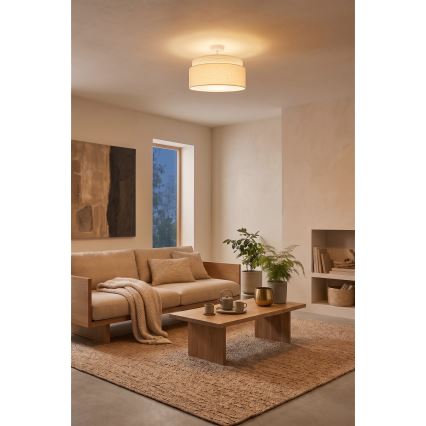 BRILAGI - Plafonski luster PADOVA 1xE27/60W/230V Ø 40 cm krem boje