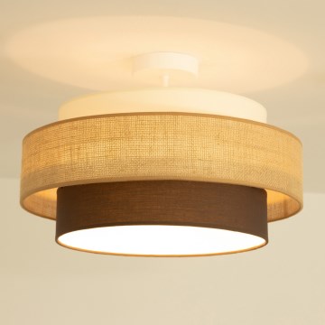 Brilagi - Plafonski luster RESNA 1xE27/60W/230V prečnik 40 cm bež/crna