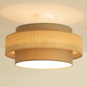 Brilagi - Plafonski luster RESNA 1xE27/60W/230V, prečnik 40 cm, braon/bež