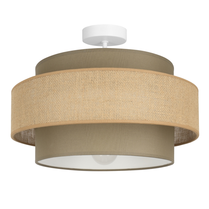 Brilagi - Plafonski luster RESNA 1xE27/60W/230V, prečnik 40 cm, braon/bež