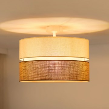 Brilagi - Plafonski luster ROYAL YUTE 1xE27/15W/230V prečnik 40 cm bež/krem