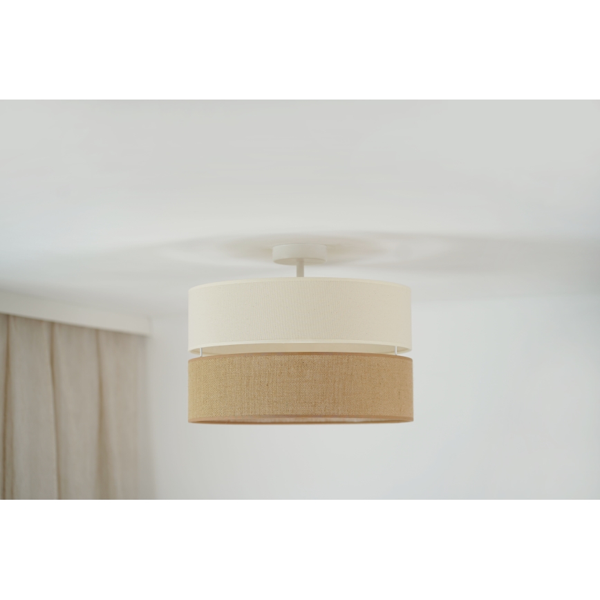 Brilagi - Plafonski luster ROYAL YUTE 1xE27/15W/230V prečnik 40 cm bež/krem