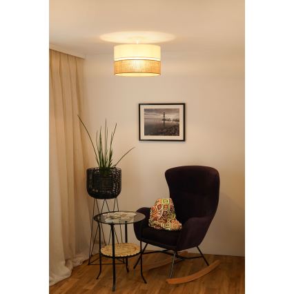 Brilagi - Plafonski luster ROYAL YUTE 1xE27/15W/230V prečnik 40 cm bež/krem