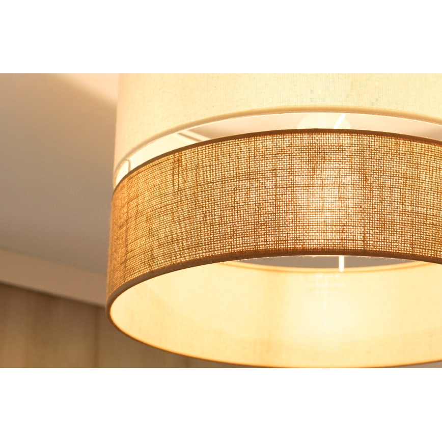 Brilagi - Plafonski luster ROYAL YUTE 1xE27/15W/230V prečnik 40 cm bež/krem