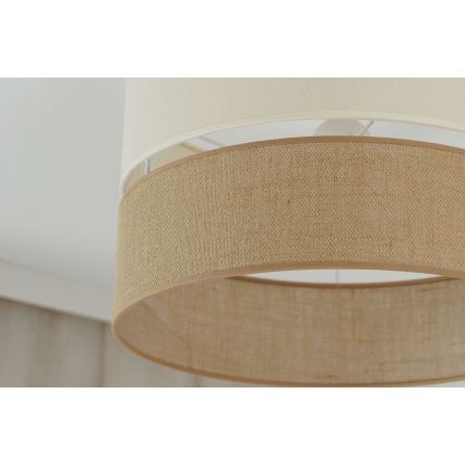 Brilagi - Plafonski luster ROYAL YUTE 1xE27/15W/230V prečnik 40 cm bež/krem