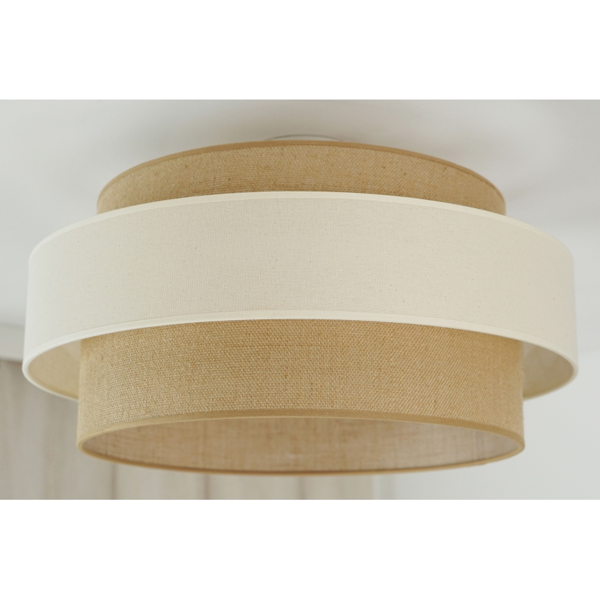 Brilagi - Plafonski luster SPACE LIGHT 1xE27/15W/230V prečnik 50 cm bež/krem