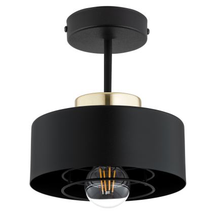 BRILAGI - Plafonski luster SPRING 1xE27/60W/230V prečnik 20 cm crna/zlatna