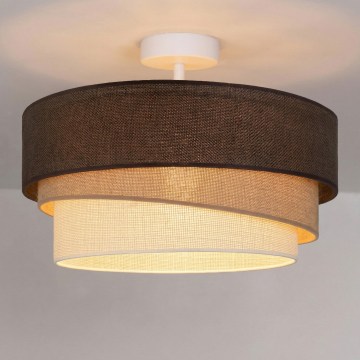 Brilagi - Plafonski luster TRIO 1xE27/60W/230V prečnik 40 cm braon/bež/bela
