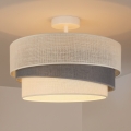 Brilagi - Plafonski luster TRIO 1xE27/60W/230V prečnik 40 cm krem/siva
