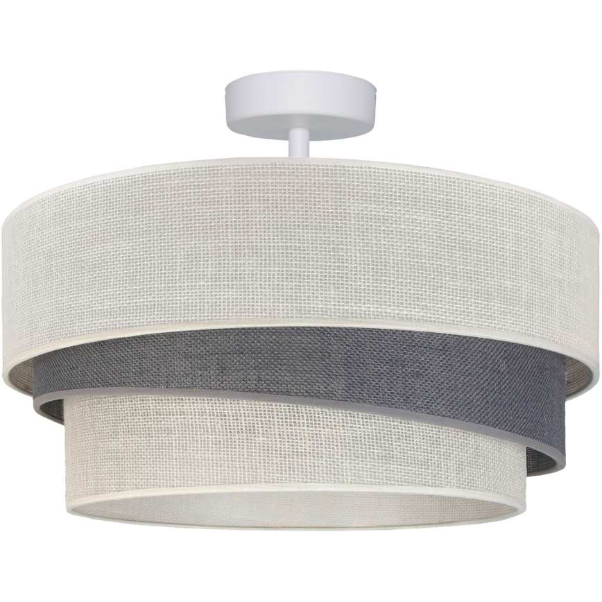 Brilagi - Plafonski luster TRIO 1xE27/60W/230V prečnik 40 cm krem/siva