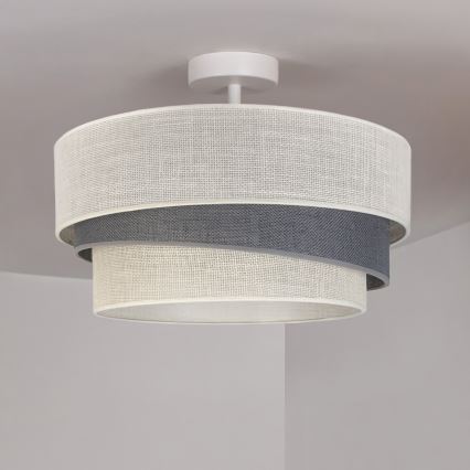 Brilagi - Plafonski luster TRIO 1xE27/60W/230V prečnik 40 cm krem/siva