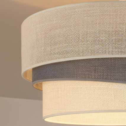 Brilagi - Plafonski luster TRIO 1xE27/60W/230V prečnik 40 cm krem/siva