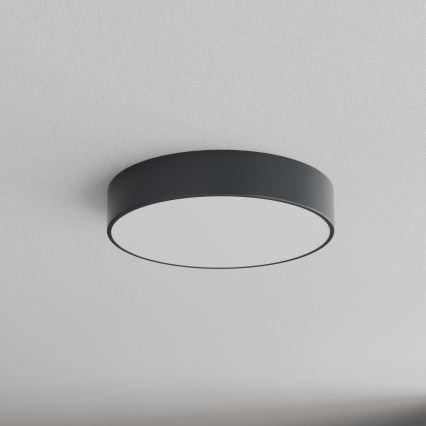 BRILAGI - Plafonsko svetlo za kupatilo sa senzorom pokreta i sumraka CLARE 3xE27/24W/230V prečnik 40 cm antracit IP54