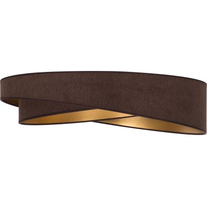 BRILAGI - LED Plafonsko svetlo VELVET TWIST LED/24W/230V 4000K prečnik 55 cm braon/zlatna