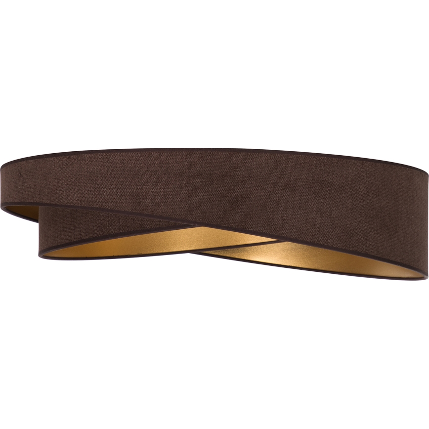 BRILAGI - LED Plafonsko svetlo VELVET TWIST LED/24W/230V 4000K prečnik 55 cm braon/zlatna