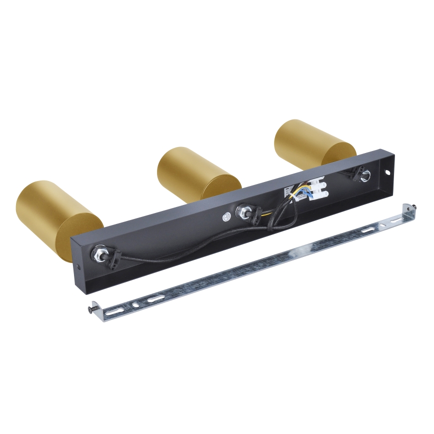 Brilagi - Plafonsko spot svetlo SELE GOLDEN 3xGU10/30W/230V crno/zlatno