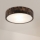 Brilagi - Plafonsko svetlo CARVALHO SMOKEY 2xE27/60W/230V hrast prečnik 37,5 cm