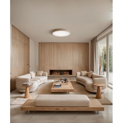 Brilagi - plafonsko svetlo CLARE sa senzorom, 5x E27 / 24W / 230V, prečnika 60 cm, bež