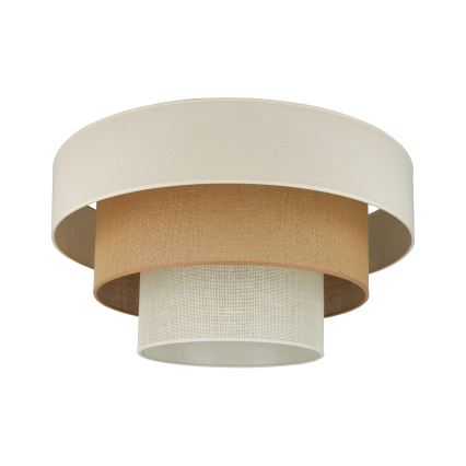Brilagi - Stropna svetiljka DENVER LUNETA 1xE27/15W/230V prečnik 45 cm bež/braon/krem