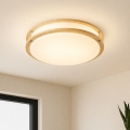 Brilagi - Plafonsko svetlo ELARO 4xE27/40W/230V prečnik 41 cm dekor drveta