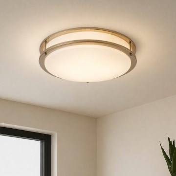 Brilagi - Plafonsko svetlo ELARO 4xE27/40W/230V prečnik 41 cm zlatna