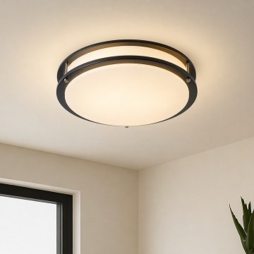 Brilagi - Plafonsko svetlo ELARO 4xE27/40W/230V prečnika 41 cm crno
