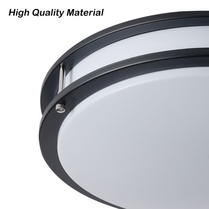 Brilagi - Plafonsko svetlo ELARO 4xE27/40W/230V prečnika 41 cm crno