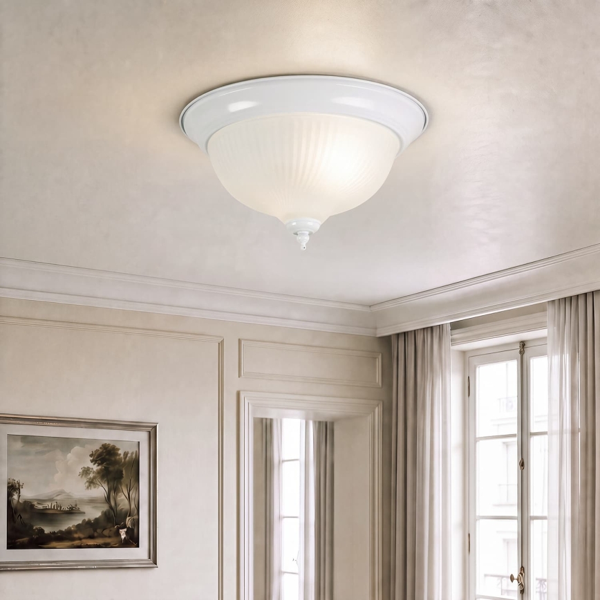 BRILAGI - Plafonsko svetlo FRESCO 2xE27/40W/230V prečnik 28 cm belo