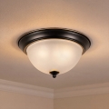 BRILAGI - Plafonsko svetlo FRESCO 2xE27/40W/230V prečnik 28 cm crna/zlatna