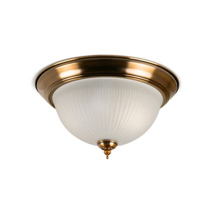 BRILAGI - Plafonsko svetlo FRESCO 2xE27/40W/230V prečnik 28 cm mesing