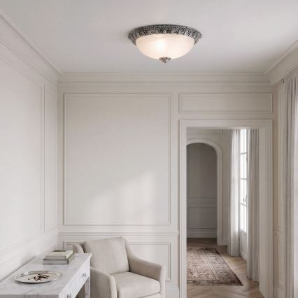 BRILAGI - Plafonsko svetlo FRESCO 2xE27/40W/230V prečnik 30 cm srebrno