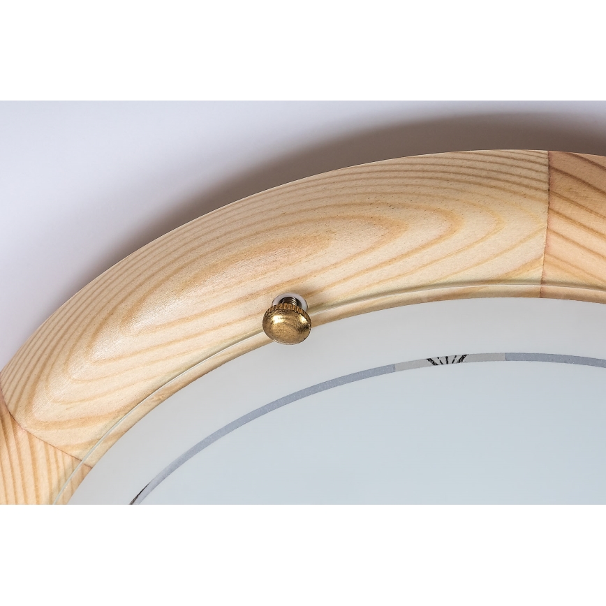 Brilagi - Plafonsko svetlo ORBIS 1xE27/60W/230V prečnik 30 cm borovina