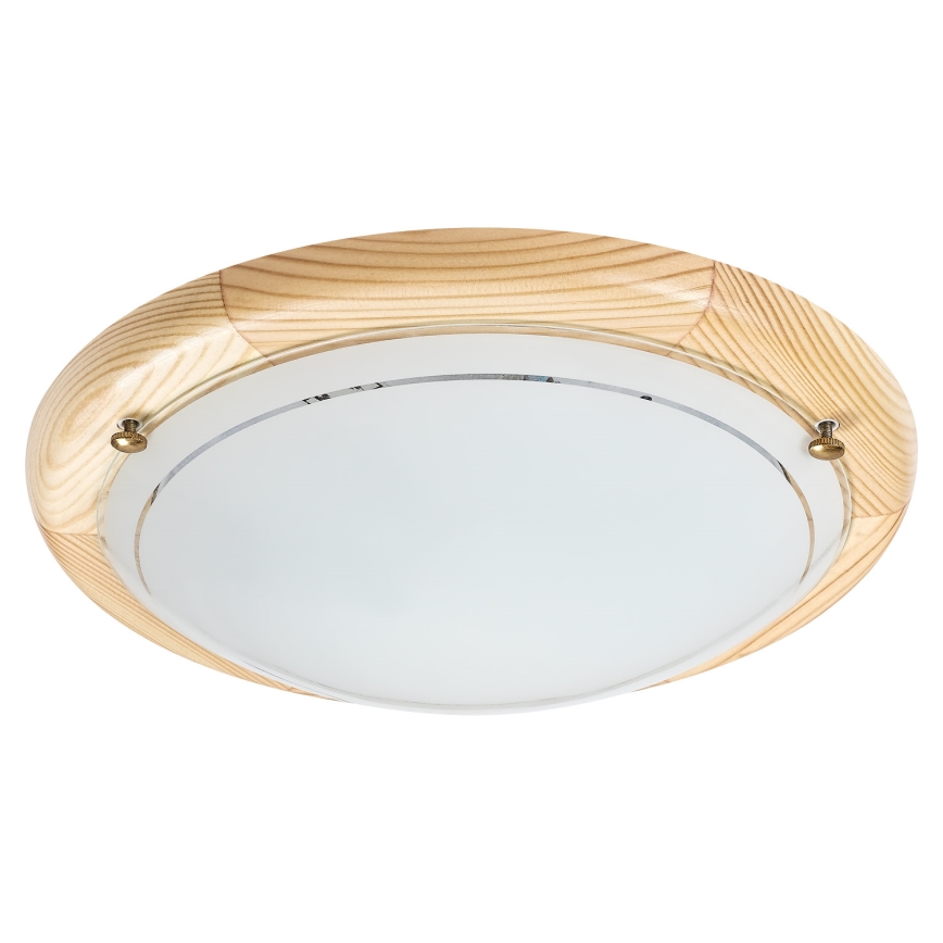 Brilagi - Plafonsko svetlo ORBIS 1xE27/60W/230V prečnik 30 cm borovina
