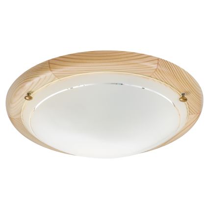Brilagi - Plafonsko svetlo ORBIS 1xE27/60W/230V prečnik 30 cm borovina