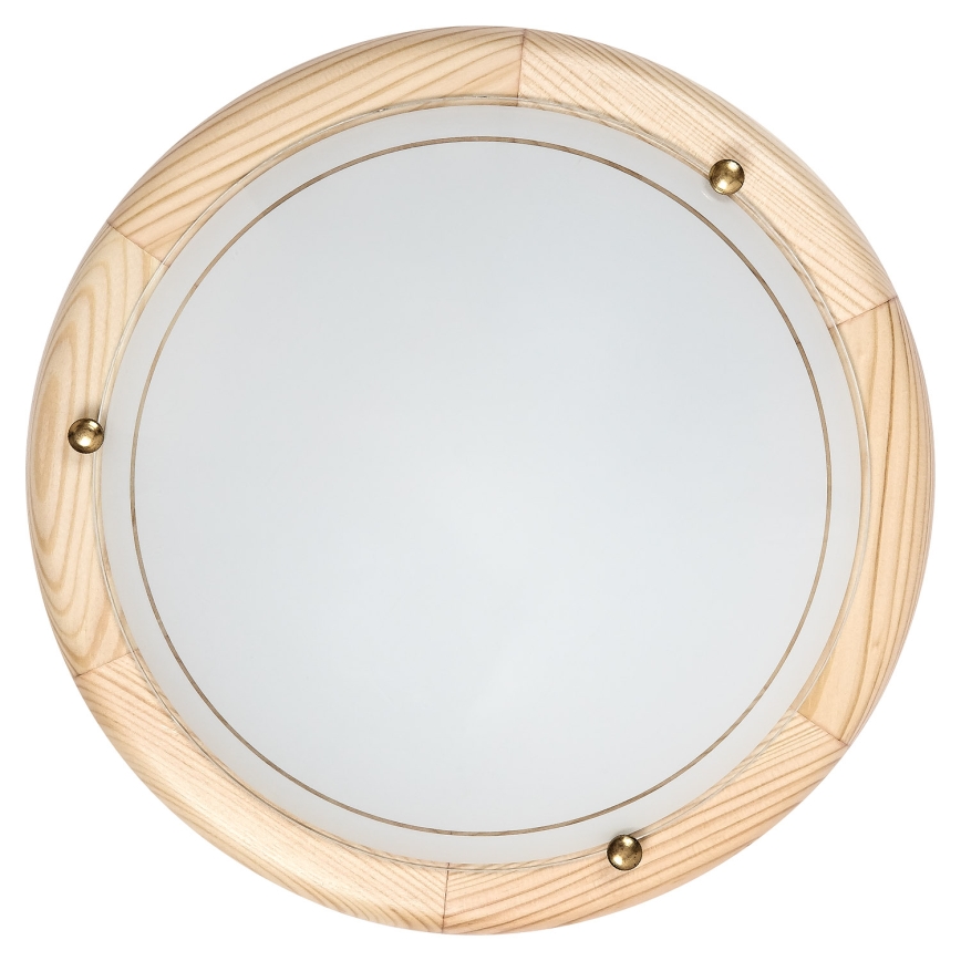 Brilagi - Plafonsko svetlo ORBIS 1xE27/60W/230V prečnik 30 cm borovina