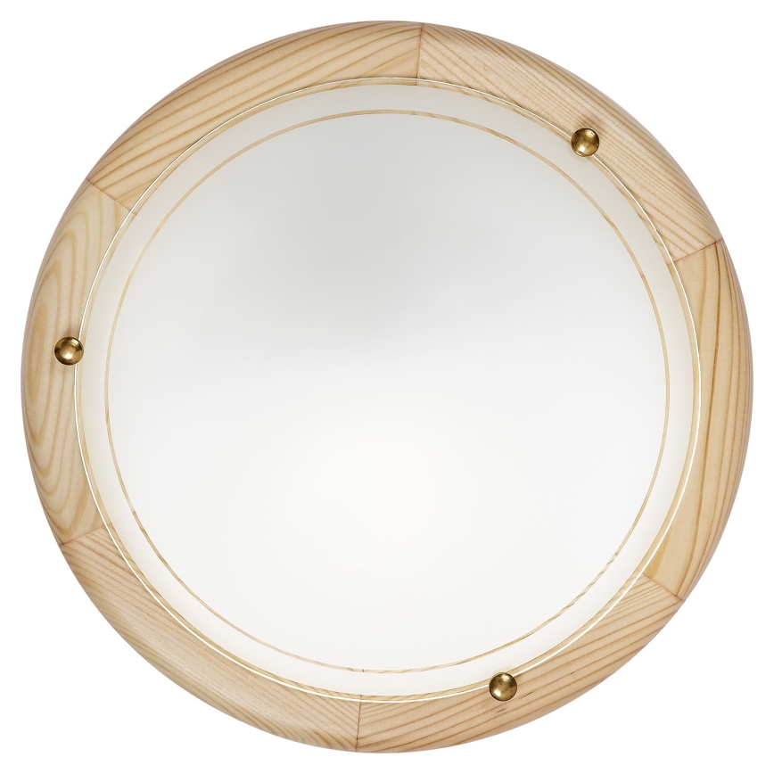 Brilagi - Plafonsko svetlo ORBIS 1xE27/60W/230V prečnik 30 cm borovina