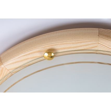 Brilagi - Plafonsko svetlo ORBIS 2xE27/60W/230V prečnik 38 cm borovina