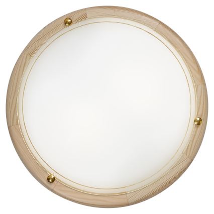 Brilagi - Plafonsko svetlo ORBIS 2xE27/60W/230V prečnik 38 cm borovina