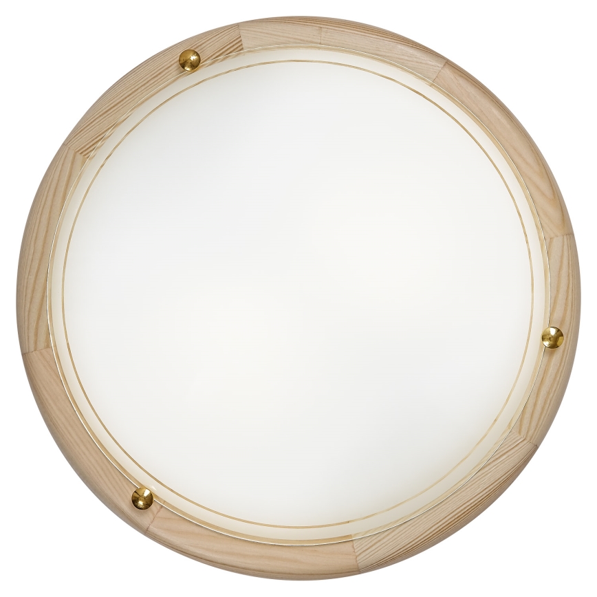 Brilagi - Plafonsko svetlo ORBIS 2xE27/60W/230V prečnik 38 cm borovina