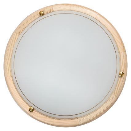 Brilagi - Plafonsko svetlo ORBIS 2xE27/60W/230V prečnik 38 cm borovina